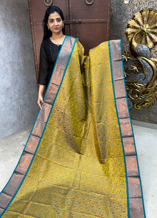 Triple Shade Kanchi Silk