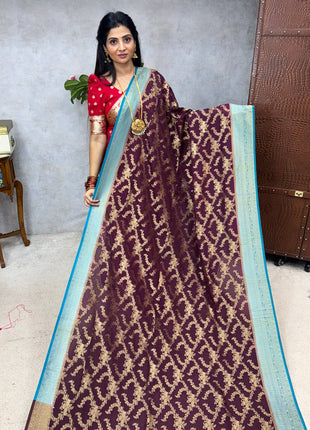Pure Georgette Banarasi