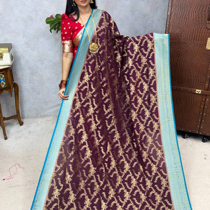 Pure Georgette Banarasi