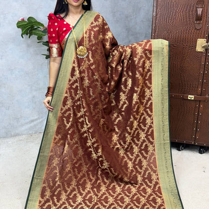 Pure Georgette Banarasi
