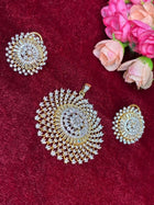 Stone Dollar With Earring