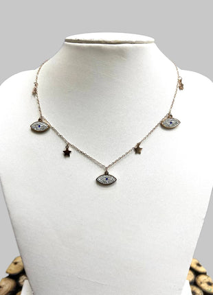 Rose Gold With Star Necklace