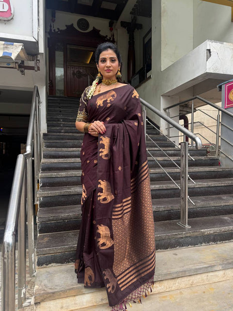 Mulberry Saree