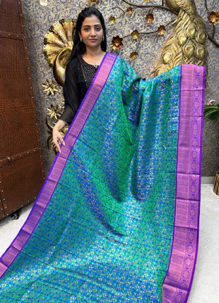 Triple Shade Kanchi Silk