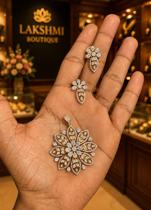Stone Dollar With Earring