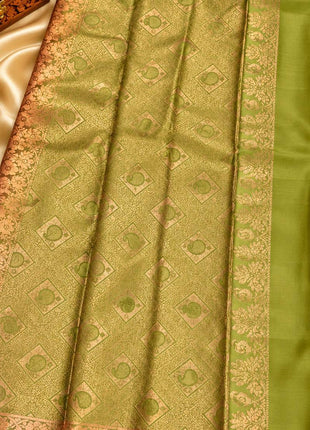 Border Less Kanchi Silk