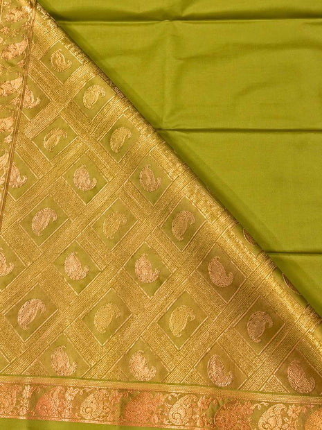 Border Less Kanchi Silk