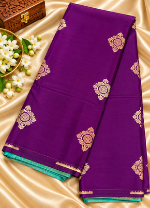 Border Less Kanchi Silk