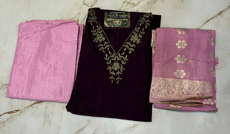 Salwar Suit Set (Unstitched)