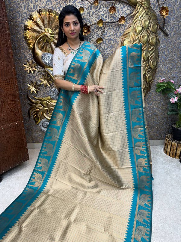 Semi kanchipuram Silk