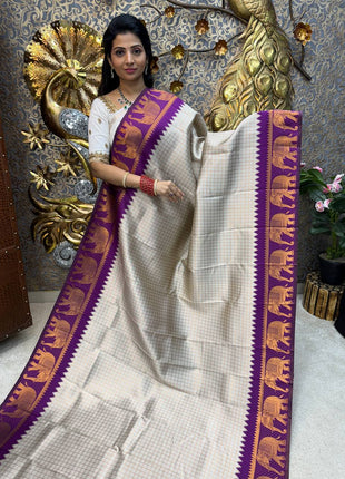 Semi kanchipuram Silk