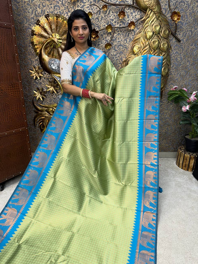 Semi kanchipuram Silk