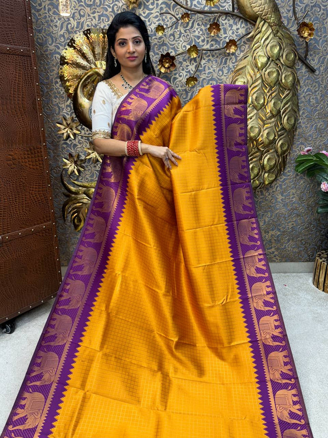 Semi kanchipuram Silk