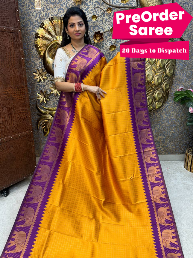 Semi kanchipuram Silk