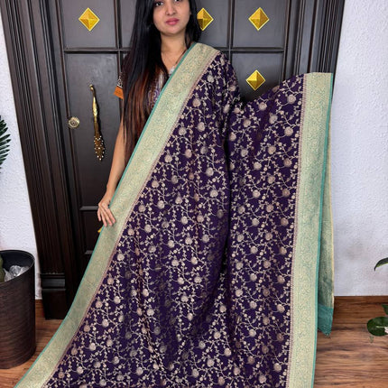 Pure Georgette Banarasi