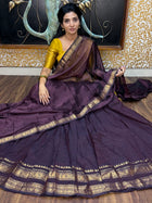 Half Saree (Stitched Skirt, Unstitched Blouse)