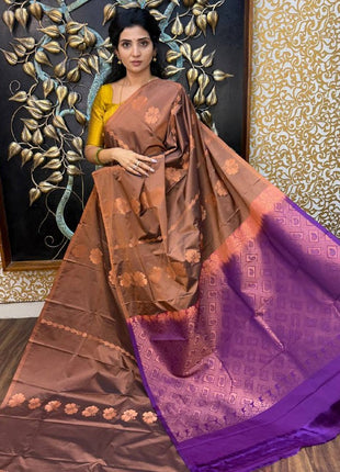 Border Less Kanchi Silk
