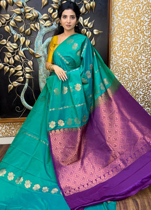Border Less Kanchi Silk