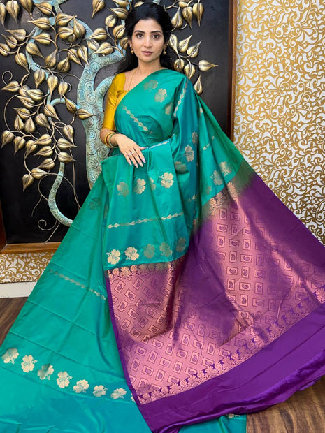 Border Less Kanchi Silk