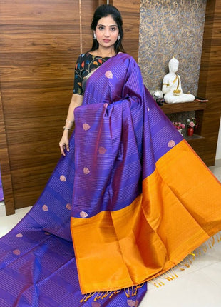 Border Less Kanchi Silk