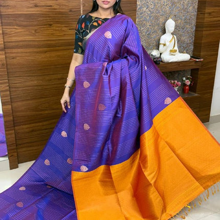 Border Less Kanchi Silk