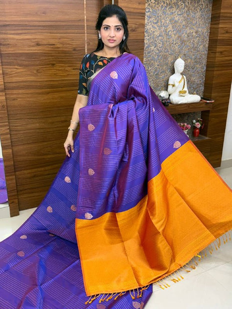 Border Less Kanchi Silk