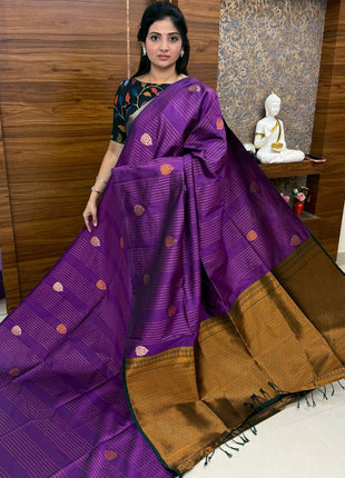 Border Less Kanchi Silk