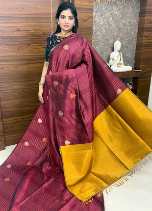 Border Less Kanchi Silk