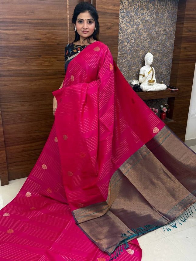 Border Less Kanchi Silk