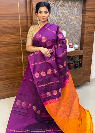 Border Less Kanchi Silk