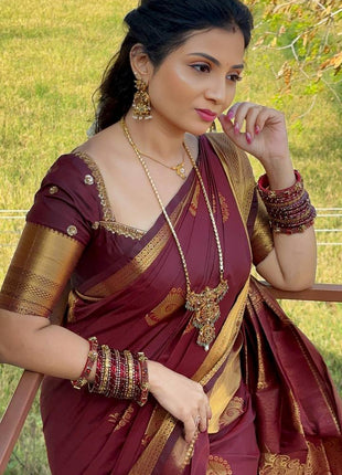 Kanchi Silk Gold Zari