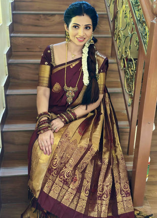 Kanchi Silk Gold Zari