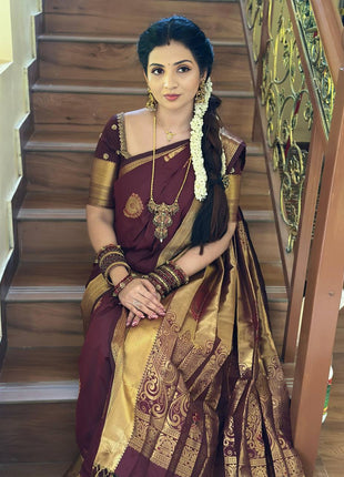 Kanchi Silk Gold Zari