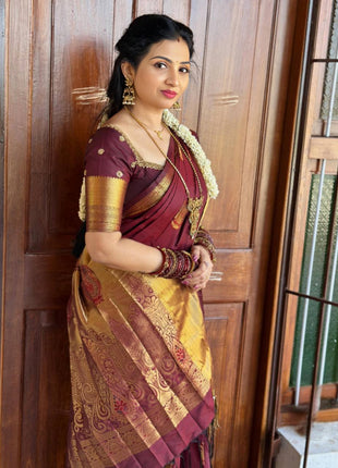 Kanchi Silk Gold Zari