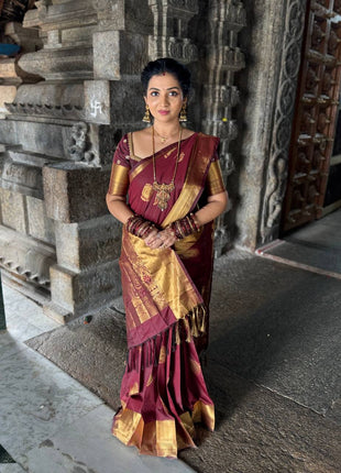 Kanchi Silk Gold Zari