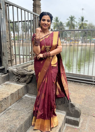 Kanchi Silk Gold Zari