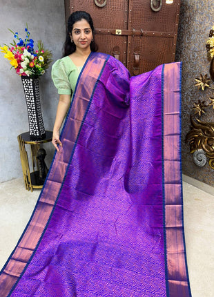 Triple Shade Kanchi Silk