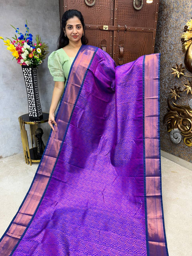 Triple Shade Kanchi Silk