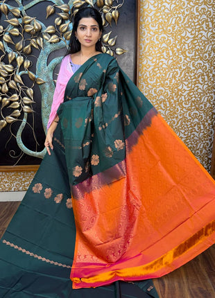 Border Less Kanchi Silk