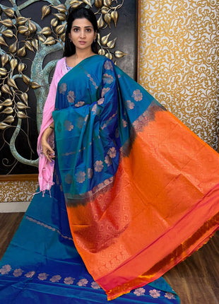 Border Less Kanchi Silk