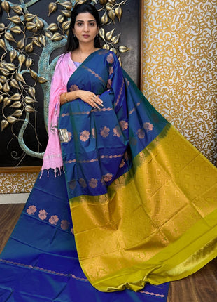 Border Less Kanchi Silk