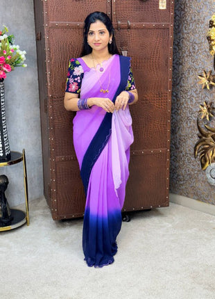 Saree Blouse Combo (Designer Saree With Blouse)