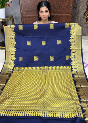 Premium Kanchi Gold Zari Pallaku Design