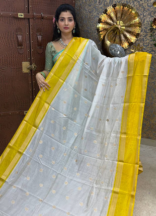 Retta Patta Border Silk