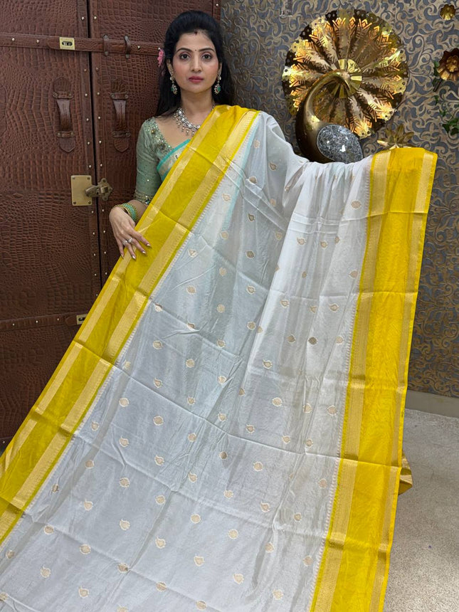 Retta Patta Border Silk