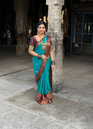 Premium Kanchi Coffee Brown Border