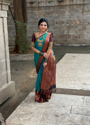 Premium Kanchi Coffee Brown Border