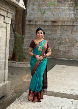 Premium Kanchi Coffee Brown Border