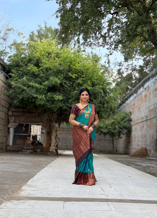 Premium Kanchi Coffee Brown Border