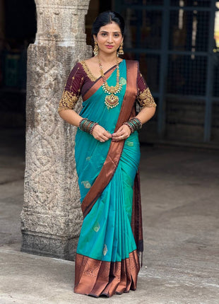 Premium Kanchi Coffee Brown Border